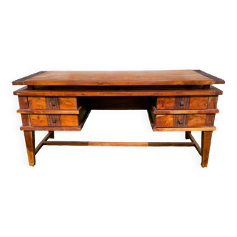 Vintage exotic wood desk 80/90