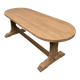 Table de monastère en chêne massif