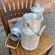 3 Vintage aluminium old milk pot 1950