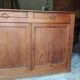 Enfilade Pitchpin époque 1900 3 portes et 3 tiroirs