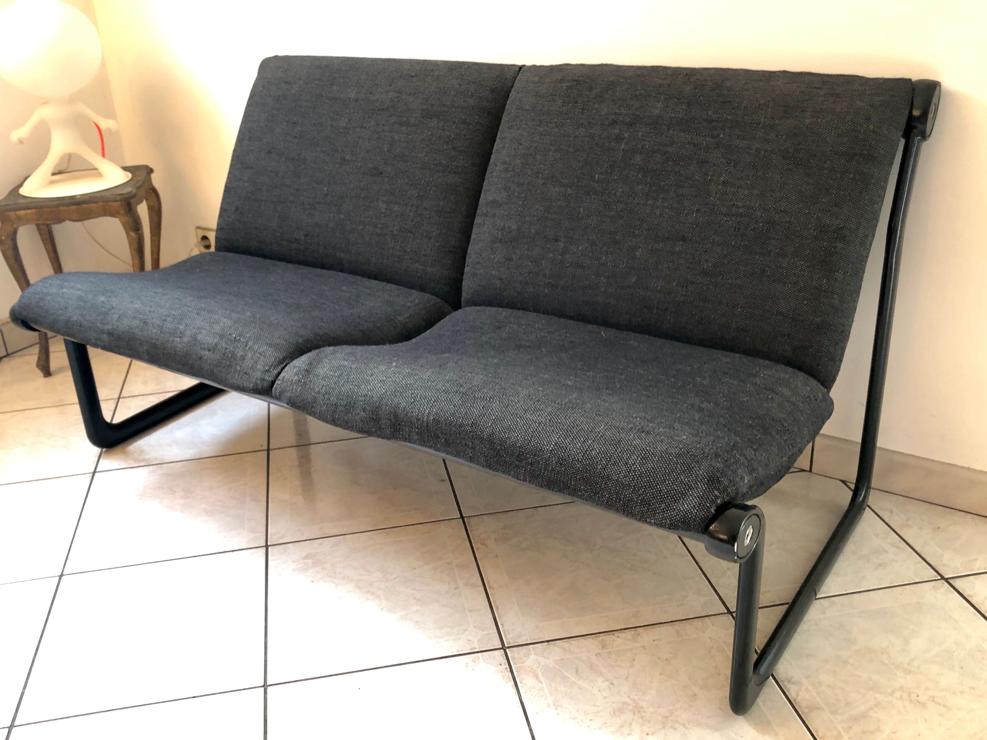 Knoll Sling 2-seater sofa design Bruce Hannah - Andrew Morrison vintage 70