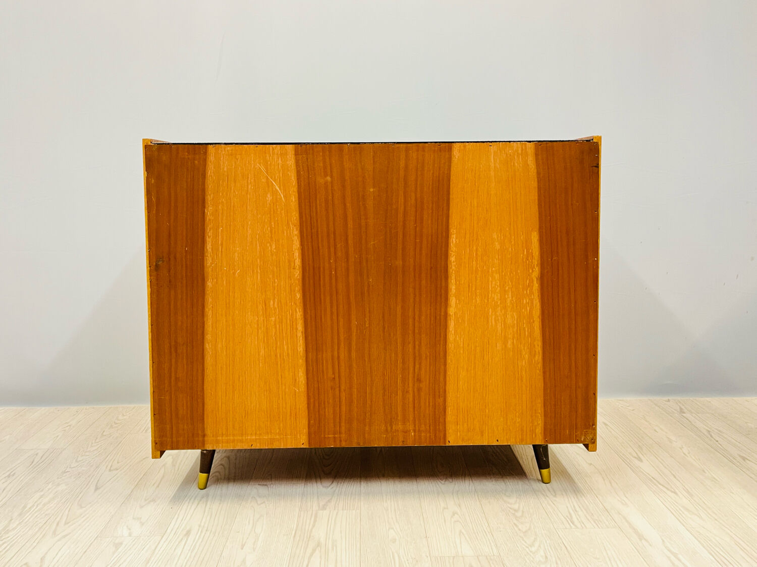 Vintage cabinet with sliding doors