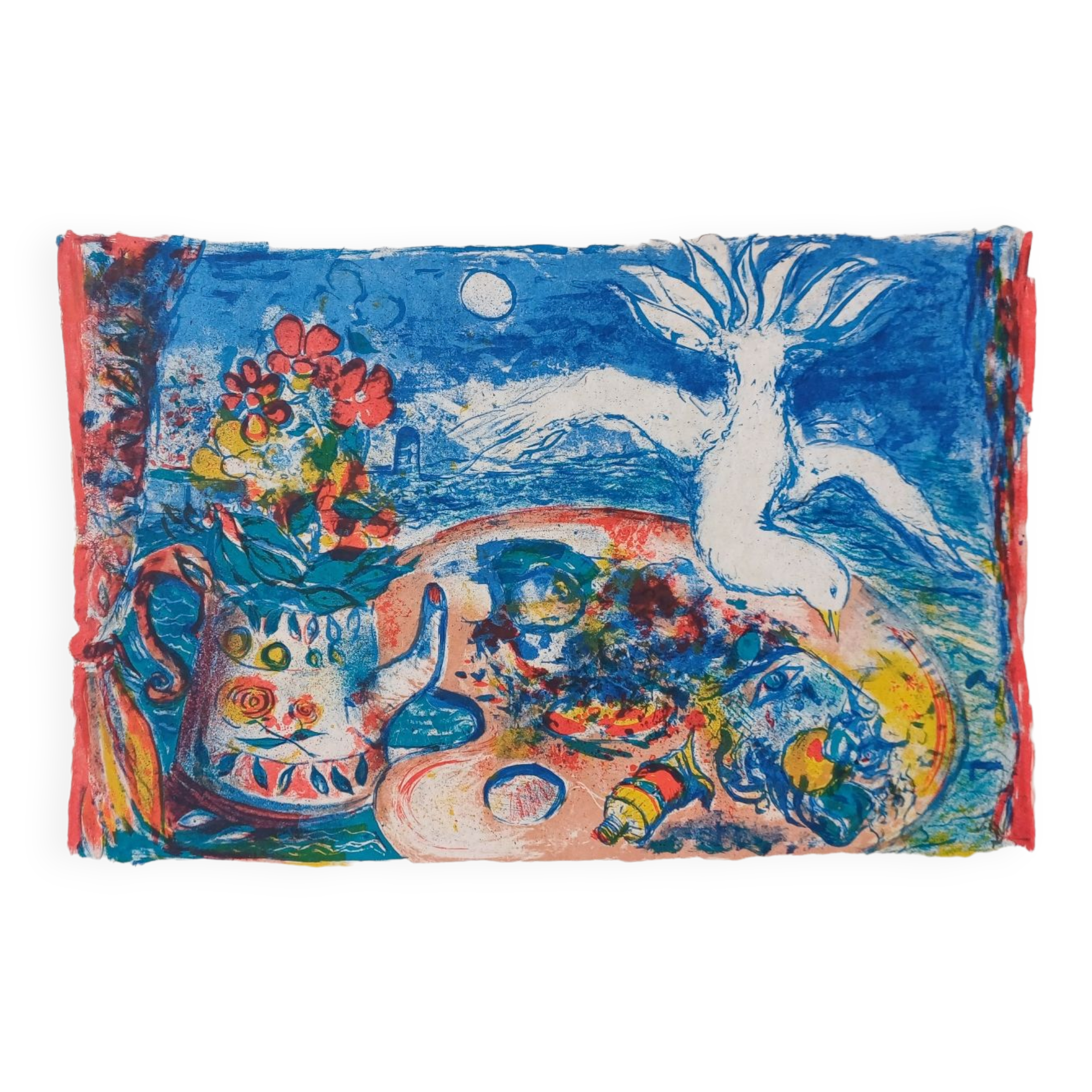 Lithographie de Raya Sorkine "la Palette" 85/195