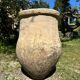 Ancient terracotta pottery jar from the 19th century