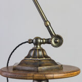 Lampe de banquier en laiton de Dugdills. c.1920