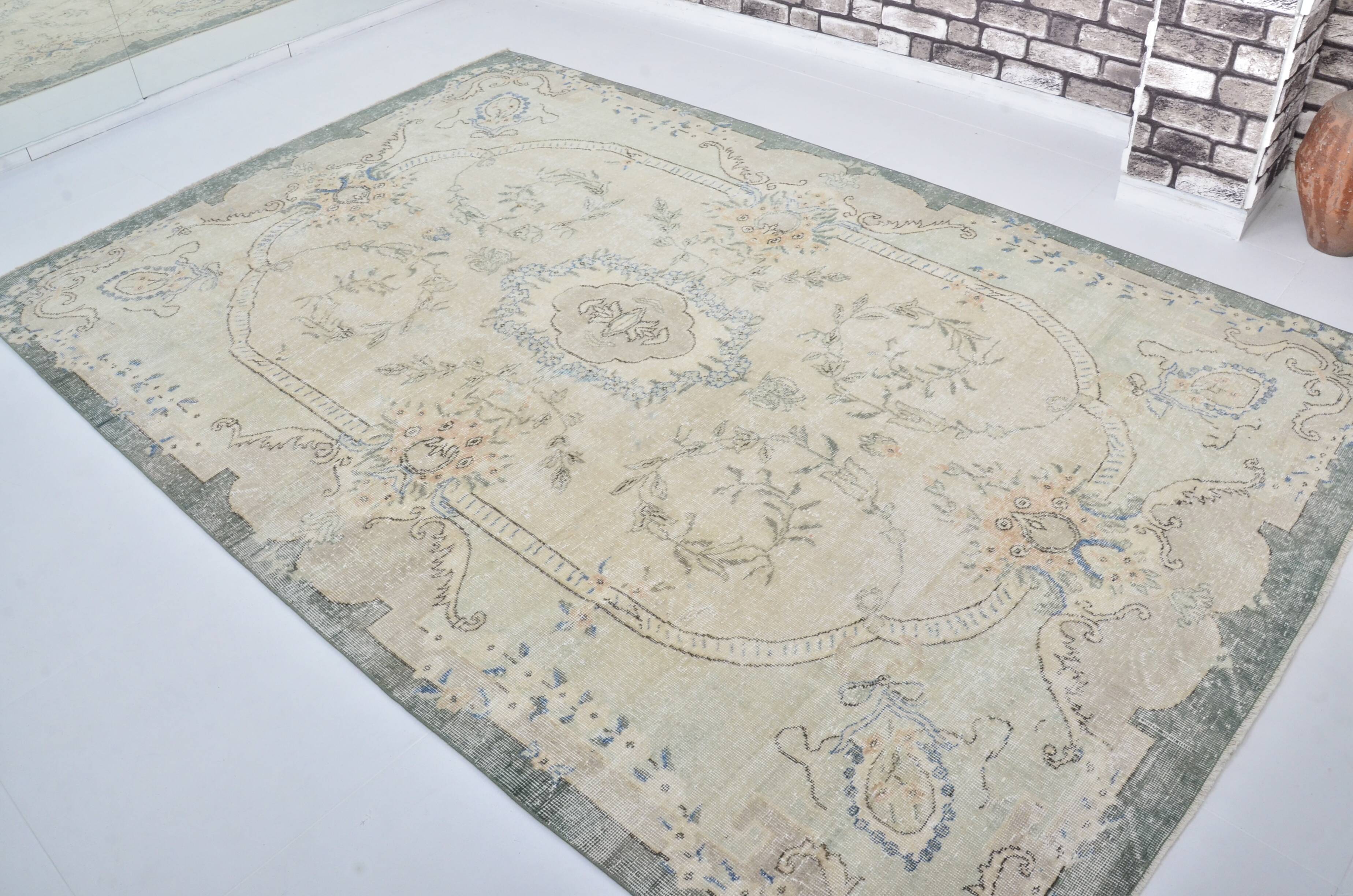 Oushak Big size Antique Vintage Carpet sku 3242