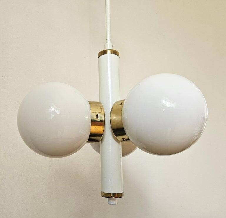 Rare Midcentury Space Age Chandelier Sputnik, Italy, 1970s