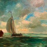 Tableau "Mer du Nord".