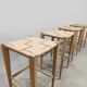 Lot de 4 tabourets de bar design italien Vincent Billiani