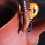 Terracotta teapot