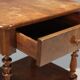 Pair of Louis-Philippe bedside tables in walnut.