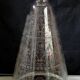 Baccarat lido 7 verres vin + carafe metal argente