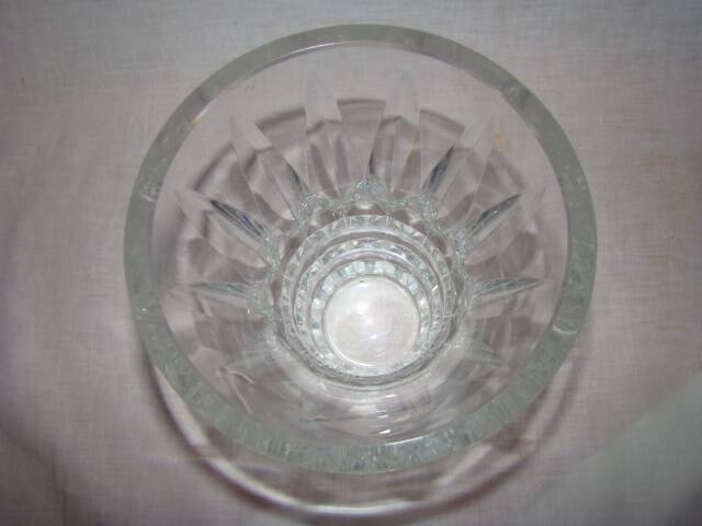 vase en cristal taillé de Saint-louis époque années 70