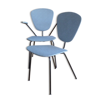 Lot de 2 chaises années 1950 de marque Arnold