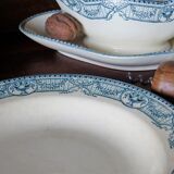 Assiettes creuses anciennes Terre de Fer Salins