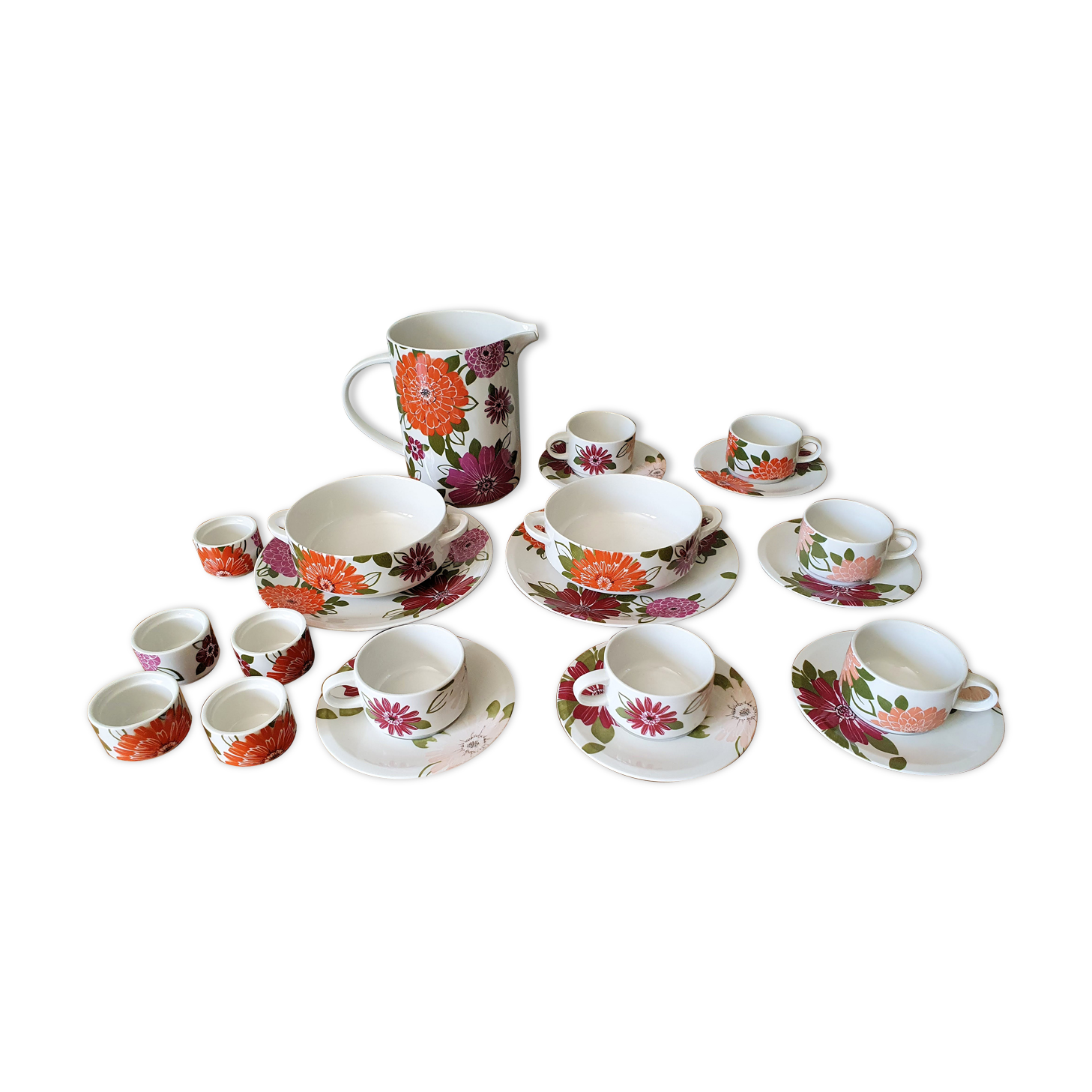 Service vintage Villeroy & Boch Septfontaines