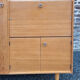 Secretary wardrobe, bookcase, closet, wardrobe, 60s, vintage