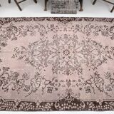 6' x 8' Pink Turkish Vintage Rug 199x287 cm