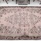 6' x 8' Pink Turkish Vintage Rug 199x287 cm