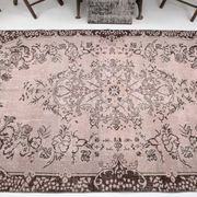 6' x 8' Pink Turkish Vintage Rug 199x287 cm