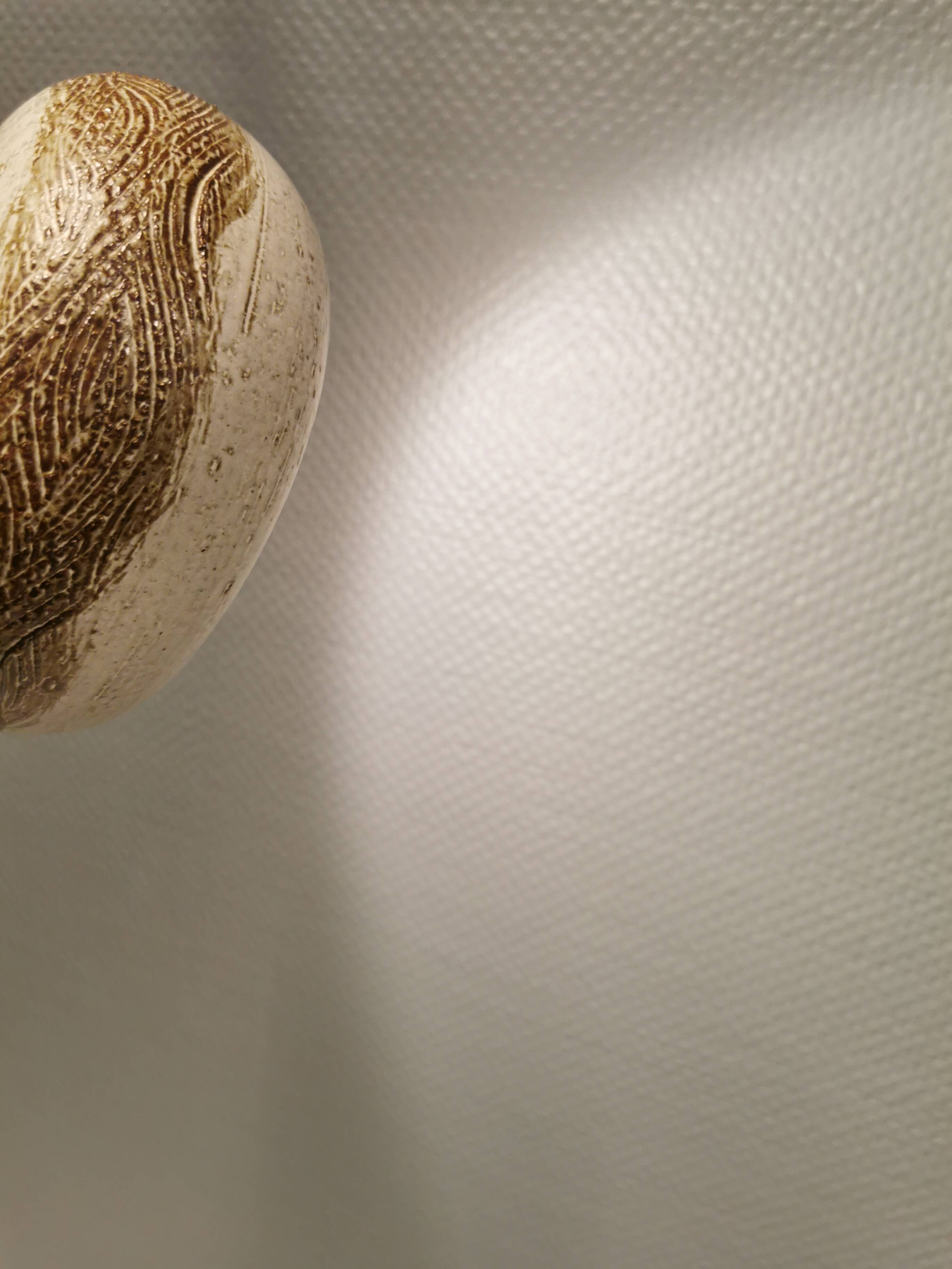 Small ceramic hanging lamp, by Danish Axel Larsen for his own company Axella,stamped inside the lamp