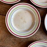 Set of 8 vintage dessert plates - Gilles de Gien