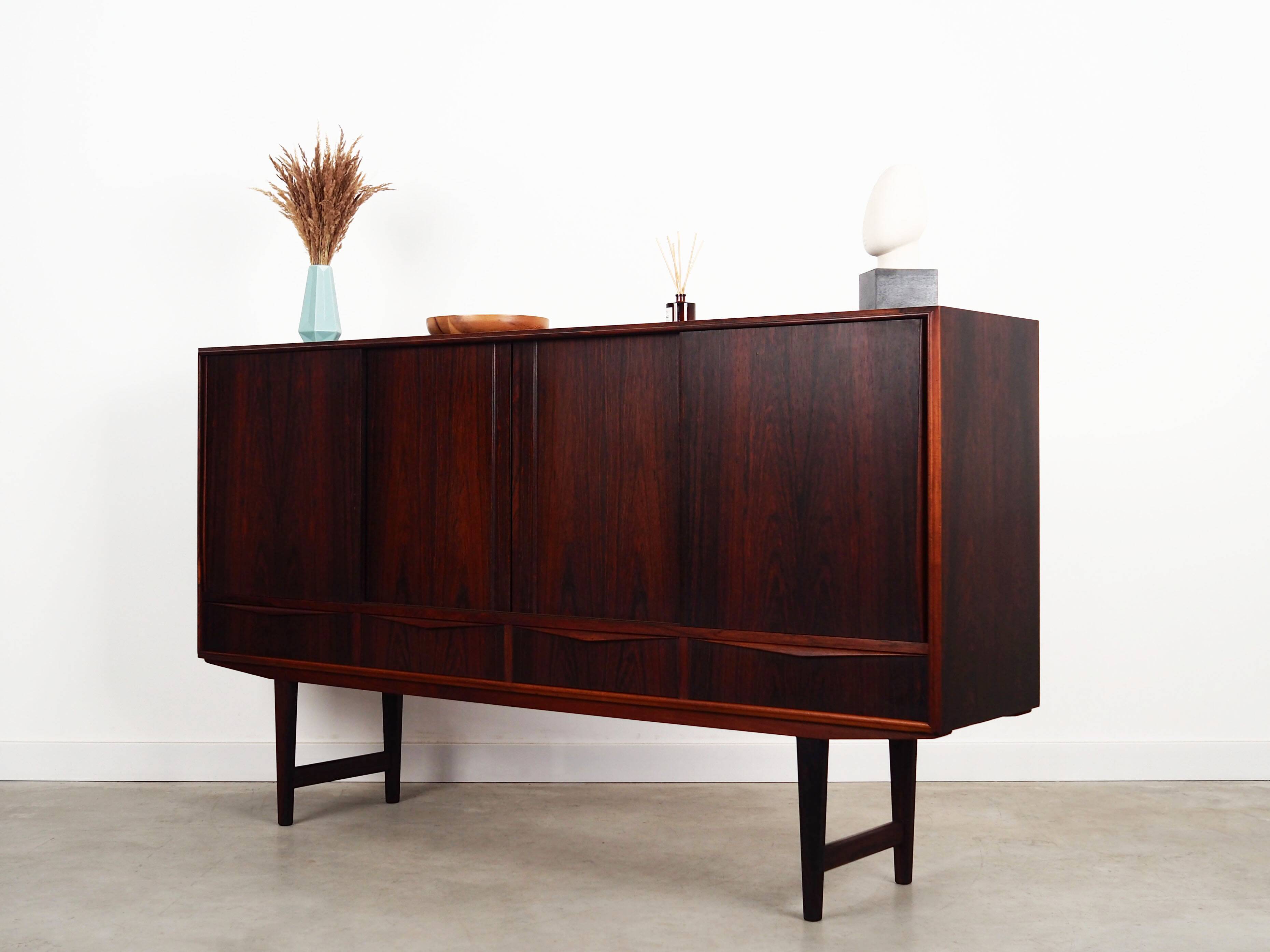 Rosewood highboard, Danish design, 1960s, designer: E.W. Bach