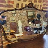 Louis XV style wooden mirror