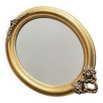 Old golden mirror