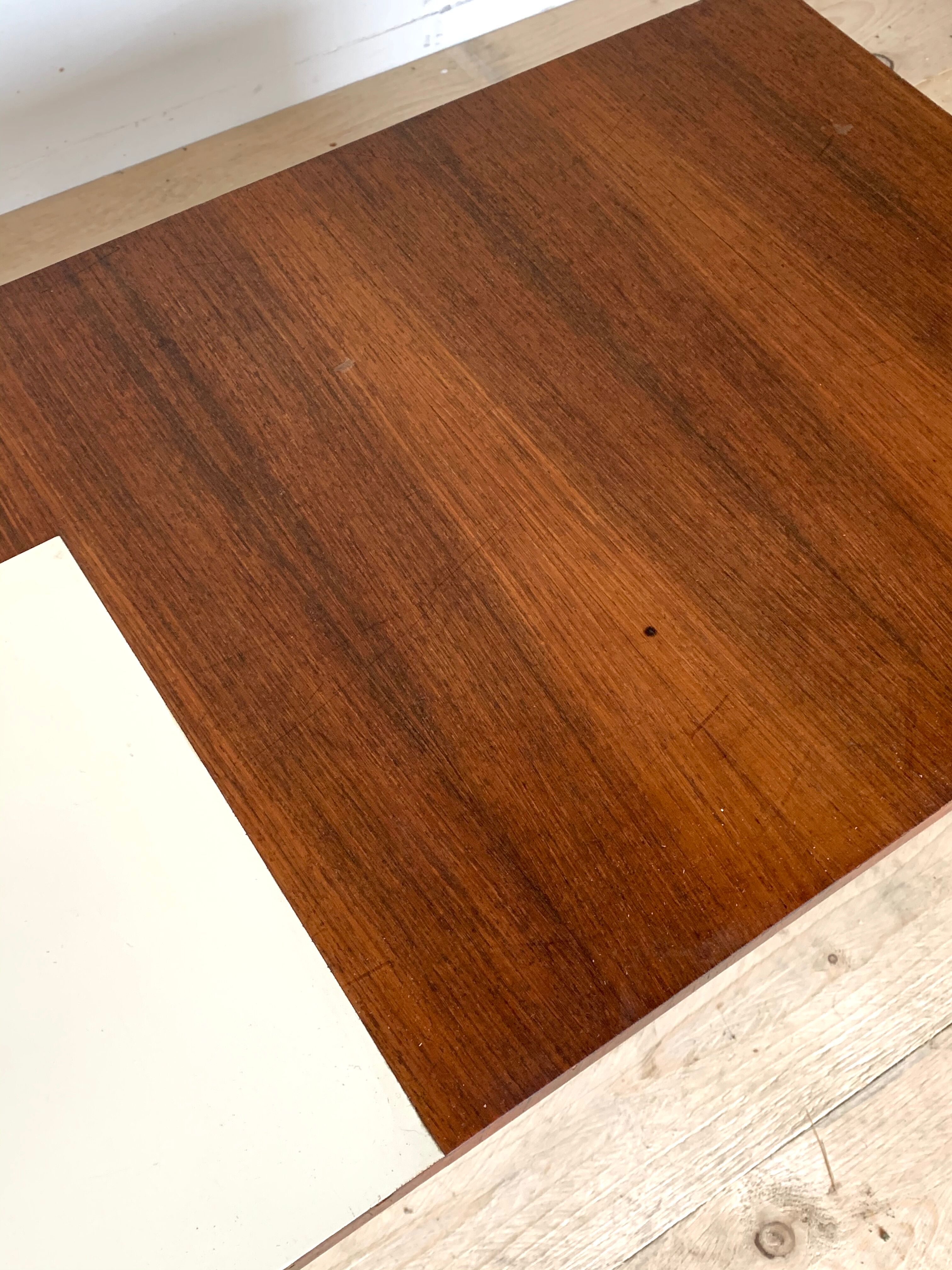 Vintage and rosewood coffee table