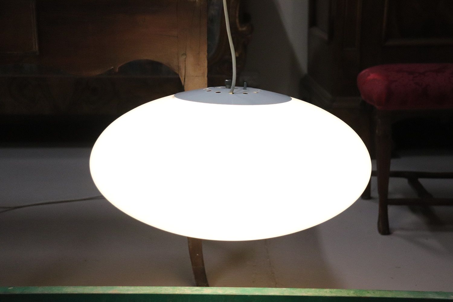 Italian Design Stilnovo Chandelier 1950s