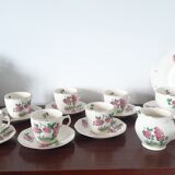 Tasses et assiettes dessert Anglaises Royal Tudor
