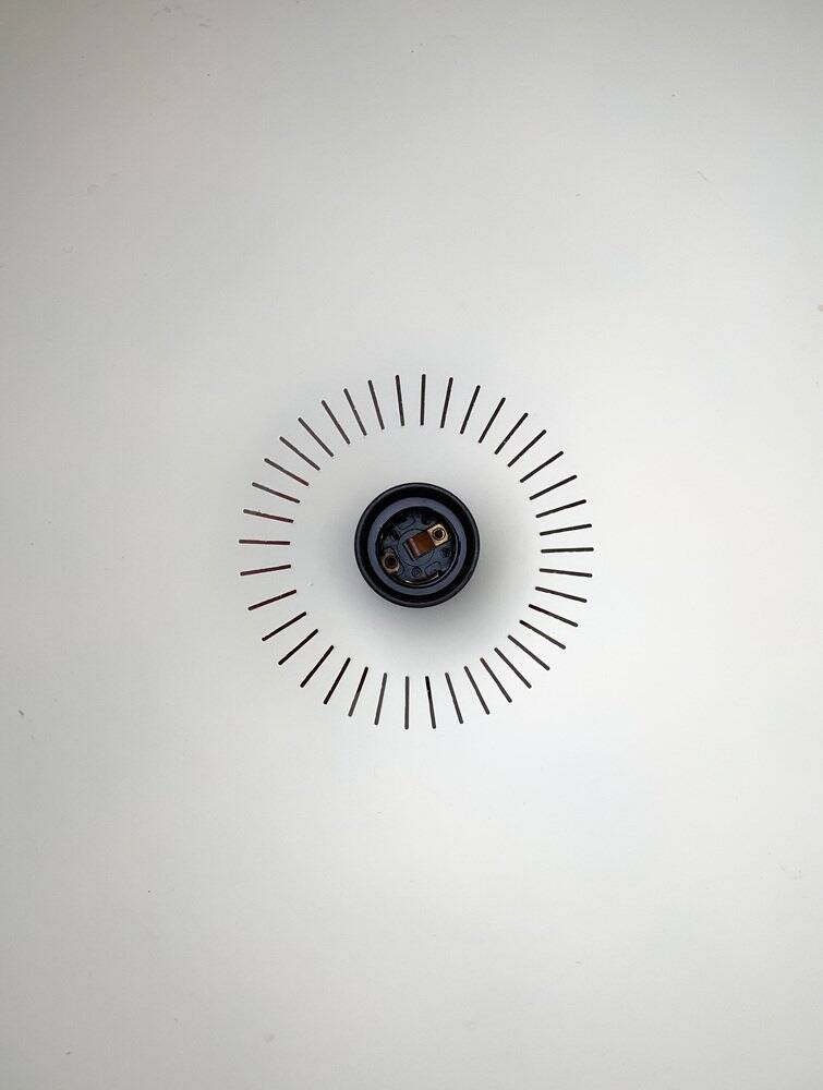 Danish mid-century diabolo pendant lamp by Lyfa, 1960s, set of 2