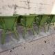 Ensemble de 4 fauteuils en rotin