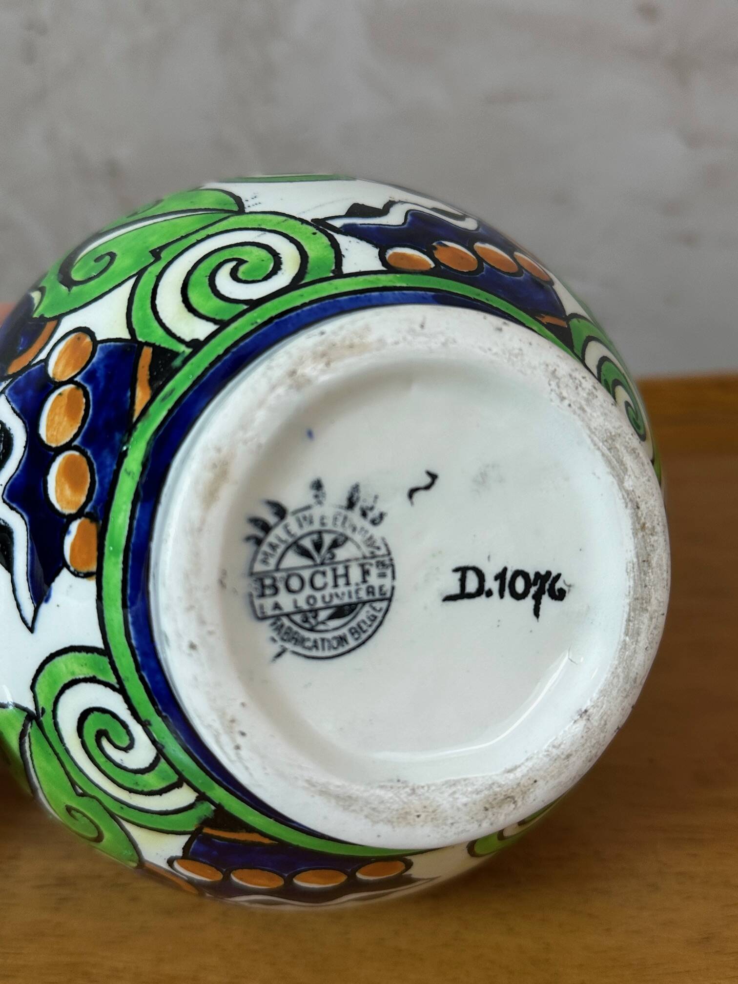 Charles Catteau vase for Boch brothers