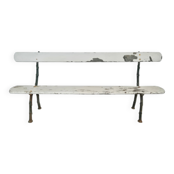 Banc de jardin en fonte modèle branche d'arbre