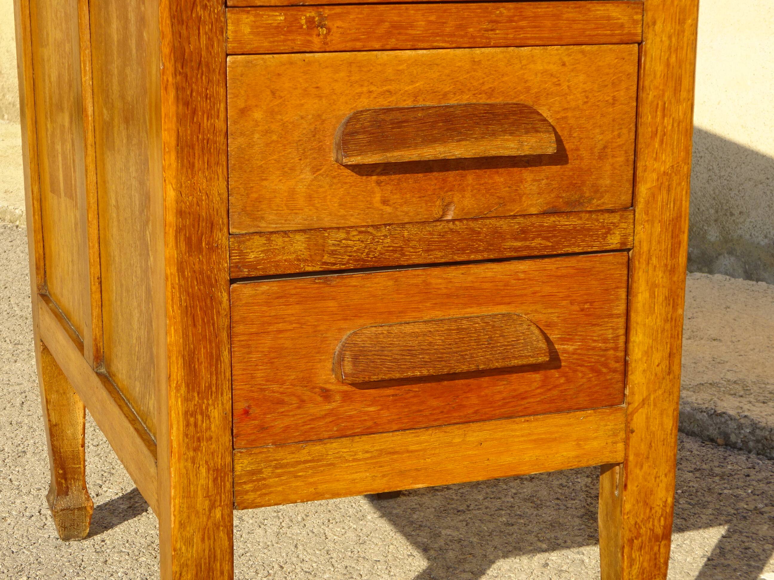 Office furniture, 3 oak drawers