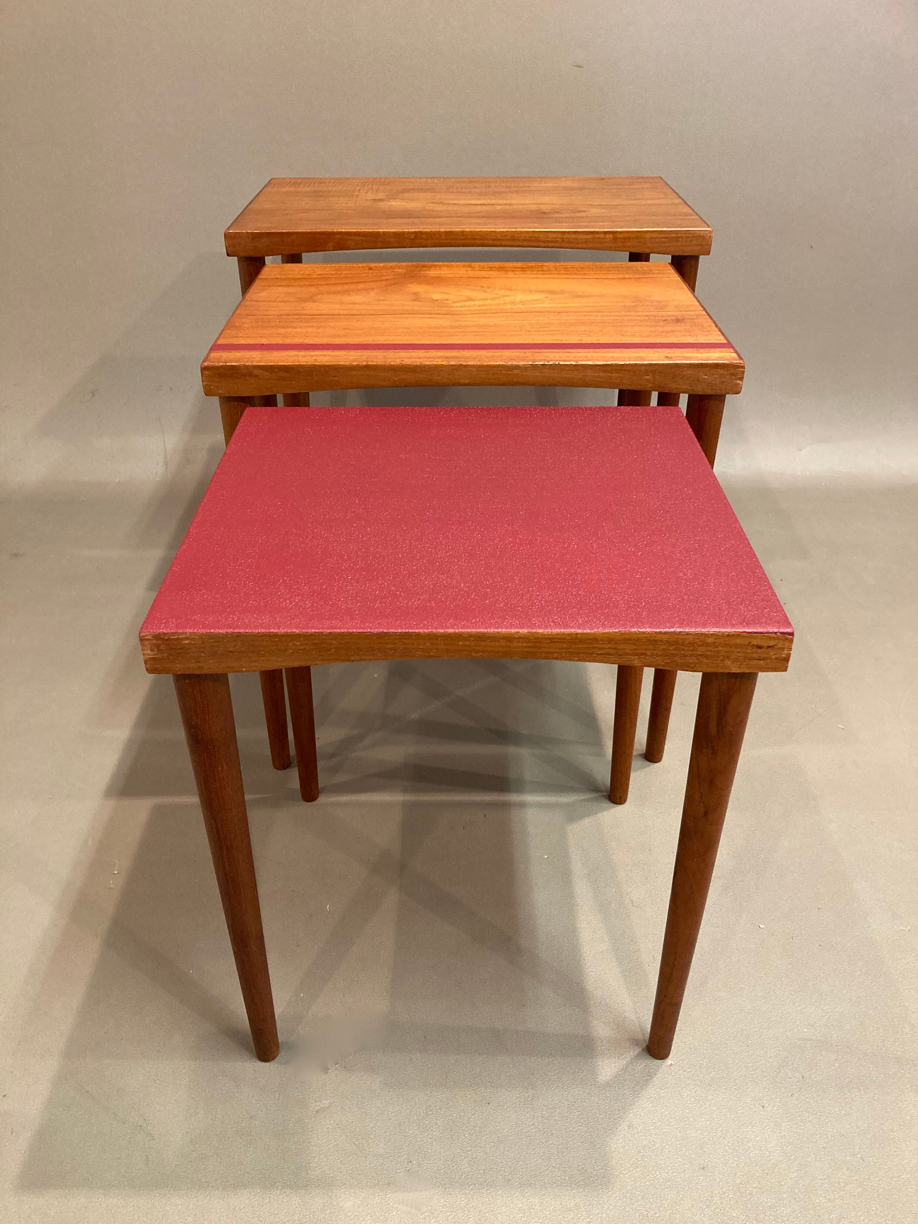 Coffee table pull-out Scandinavian design 1950