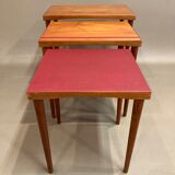 Coffee table pull-out Scandinavian design 1950