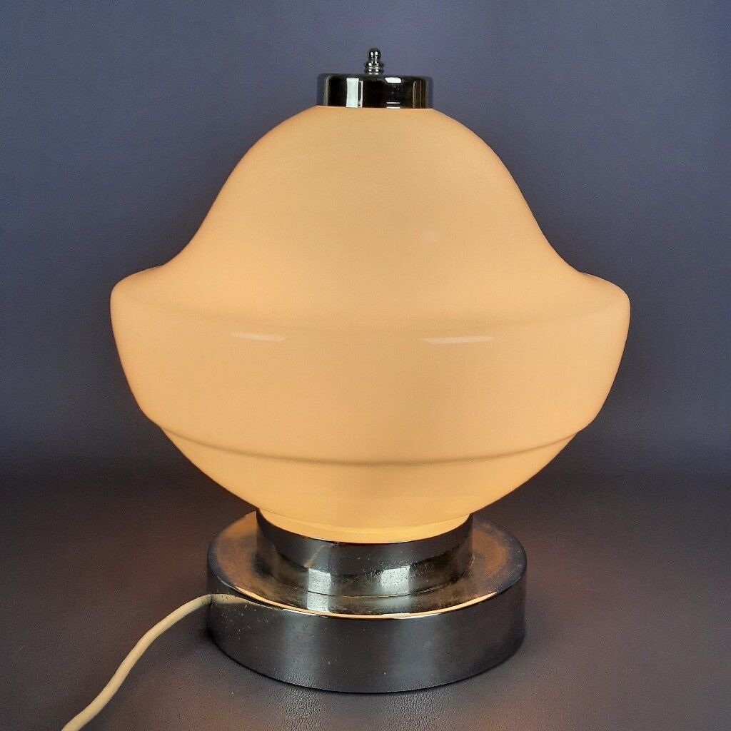 Murano glass table lamp by Sergio Mazza, Space Age design, 1970s modernism.