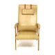 Fauteuil scandinave en skaï, Suède, 1960