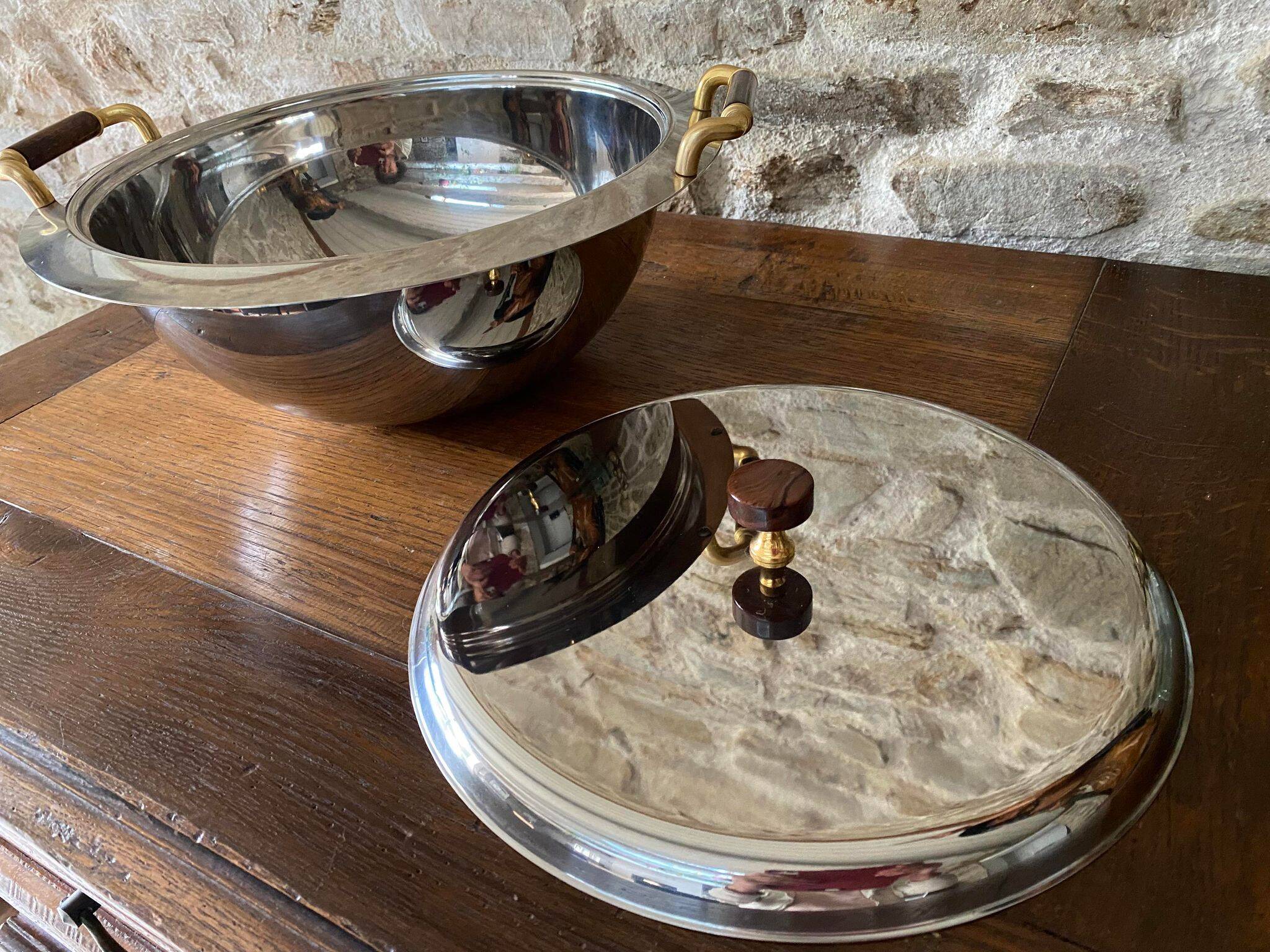 Stainless steel vegetable/soup tureen