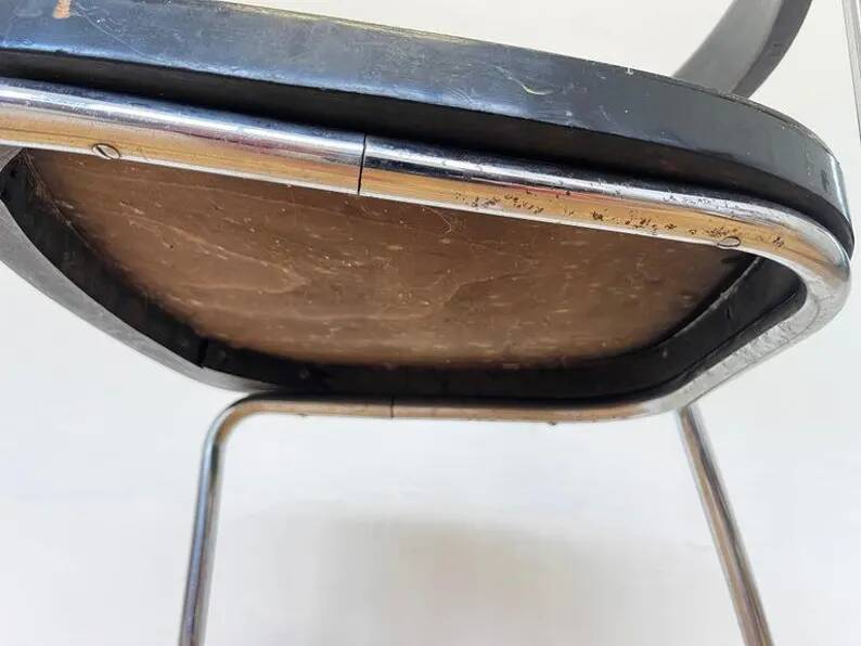 Émile Guillot - Thonet - Model B257 chrome bauhaus chair