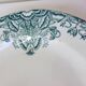 1 round vintage plate A. Lebacqz and M. Bouchart floral pattern 2106213