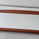 Miroir scandinave en teck 74 X 37 cm