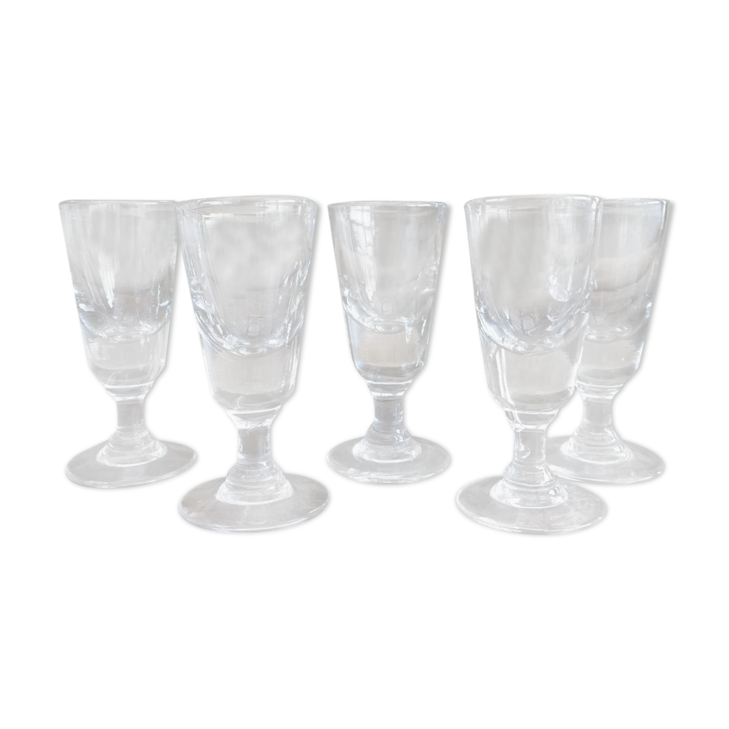 5 verres à absinthe