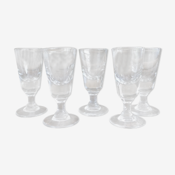 5  absinthe glasses