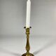 Candlestick in patinated gilded copper late nineteenth century
