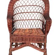 Fauteuil Rotin et Osier France 80’s