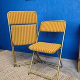 Vintage folding chair lafuma circa 1970